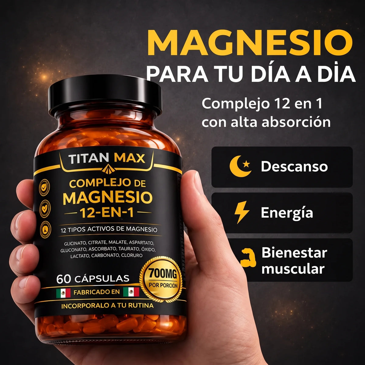 Complejo de Magnesio 12 en 1